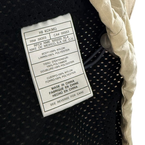 Vintage Nike Center Check Anorak Jacket Pullover Windbreaker Hooded Mens Medium - Picture 12 of 12